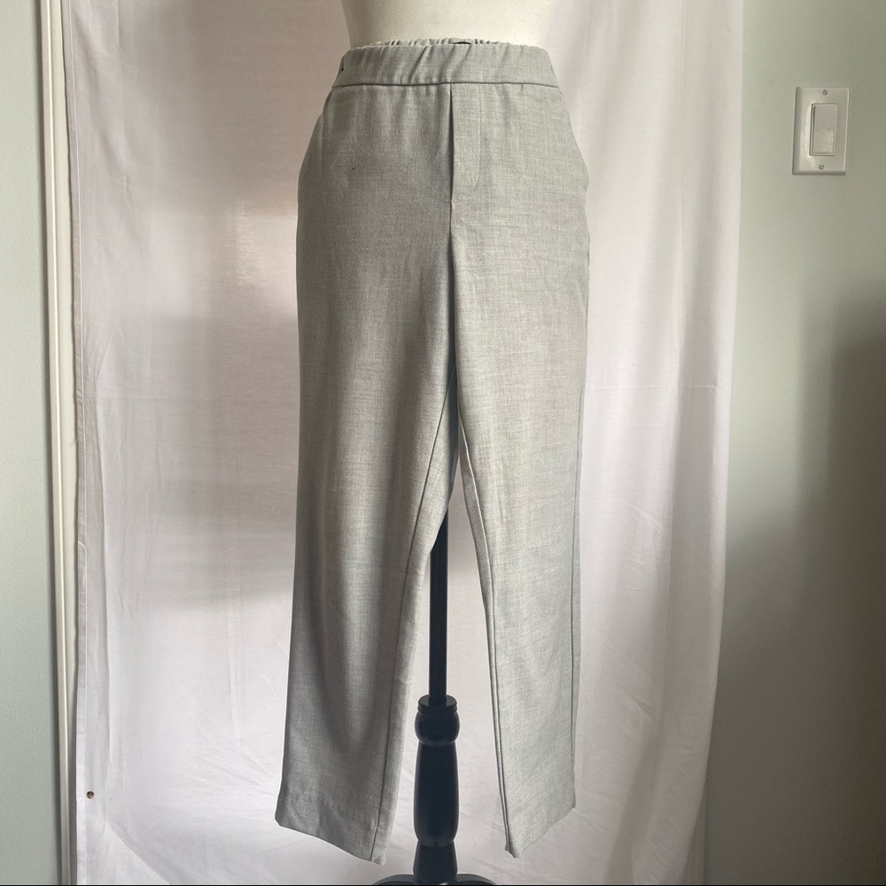 Zara Light Grey Ankle Pants